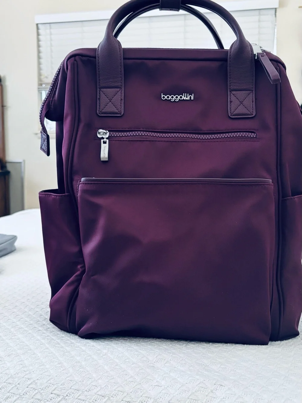Baggallini Plum Travel Backpack